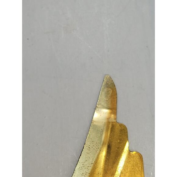 Mid Century Modern Tin Geese Vintage Wall Hanging, Golds Browns - Picture 5 of 6